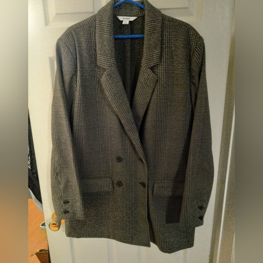 Old Navy Double Breasted Blazer with Tag XXL Grey - Picture 1 of 4
